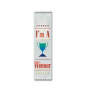 2"x8" Stock Recognition Ribbons (I'M A WINNER) LAPEL